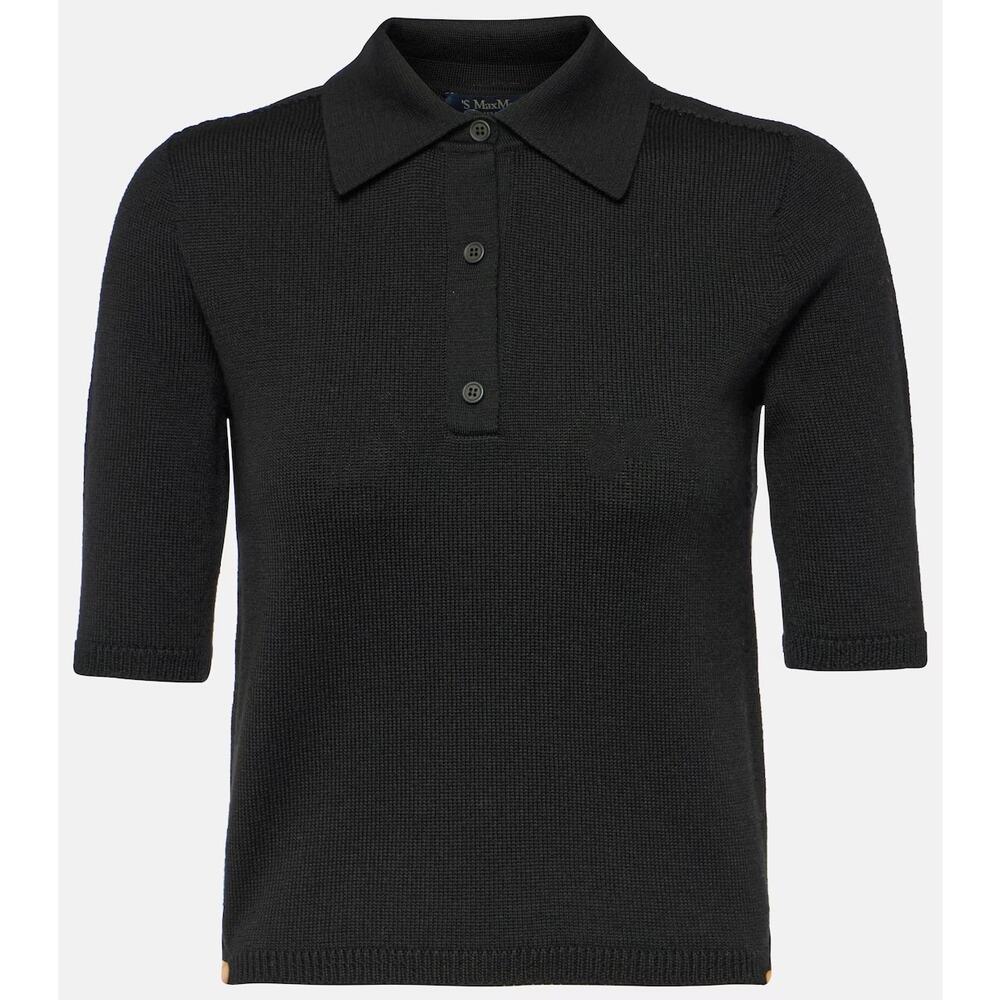 S Max Mara Gemma knitted wool polo shirt Size US Small New